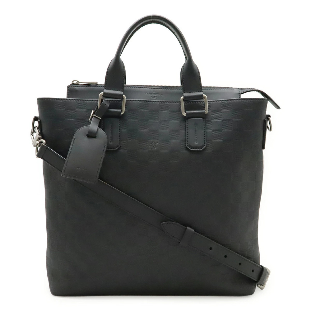 LOUIS VUITTON Damier Infini Daily Tote Bag Business Shoulder Onyx Black